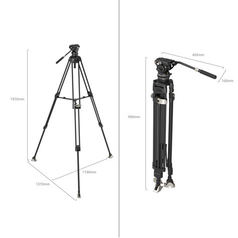 SmallRig FreeBlazer Heavy Duty Carbon Fiber Tripod Kit AD 100 3989