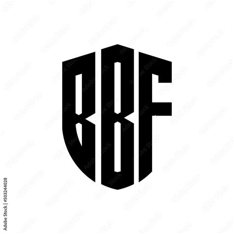 BBF Letter Logo Design BBF Modern Letter Logo With Black Background