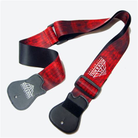 Polyester Sublimation Logo Guitar Lanyard Strap Dongguan Zhanhong