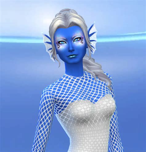 Zaneida And The Sims 4 — Ears Of Mermaid With Luminous Ends Have Several