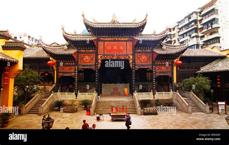 Yu Wang Place In Huguang Guild Hall Scenic Area Chongqing China Stock