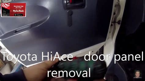 Toyota Hiace Door Panel Removal Youtube