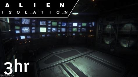 Hour Alien Isolation Working Computer Terminals Ambience Youtube