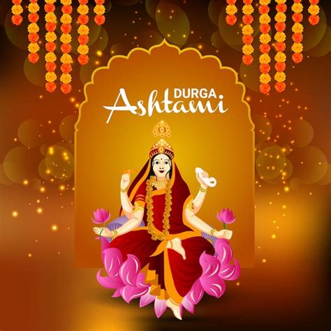 Premium Vector Happy Navratri Celebration Greeting Card