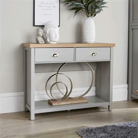 Amazing Gray Console Table For Storables