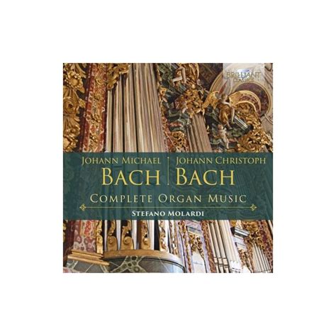 J M Bach J C Bach Complete Organ Music Cd De Audio Stefano