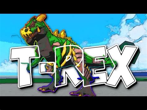 Liberei E Testei O Poder Dos Ataques Da Nova Fruta Do T Rex Blox