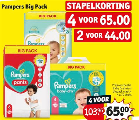 Pampers Big Pack Aanbieding Bij Kruidvat