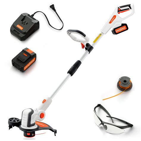 Sanjian Brushless String Trimmer Battery Powered V Cordless Weed