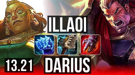 Illaoi Vs Darius Top 6 Solo Kills 500 Games 1 0m Mastery Br