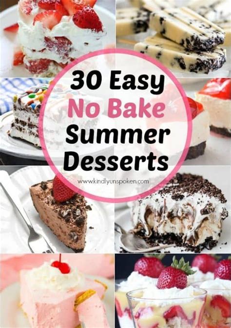 30 Delicious And Easy No Bake Summer Desserts Kindly Unspoken No