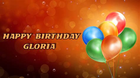 Happy Birthday Gloria Image