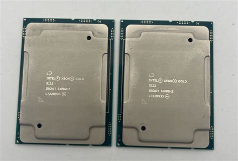 Intel Xeon GOLD 5122 SR3AT 3 60Ghz CPU Processor EBay