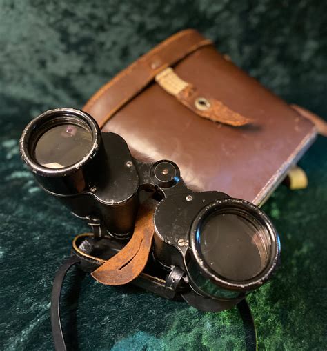 Zero Stock Vintage Binoculars Carl Zeiss Jena 16x40 Telxeor Germany Explorer Antiques