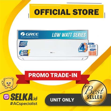 Jual Gree Gwc 07c3e Ac Split 3 4 Pk Deluxe Low Watt Eco Friendly Di