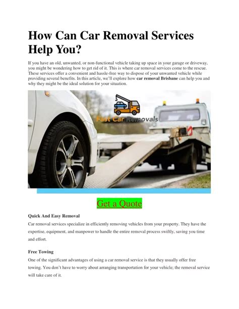 Ppt How Can Car Removal Services Help You Powerpoint Presentation