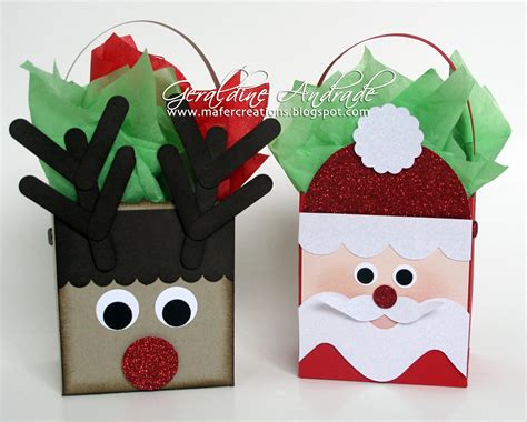 Mafer s Creations CAJAS DECORADAS CON PERSONAJES NAVIDEÑOS CHRISTMAS