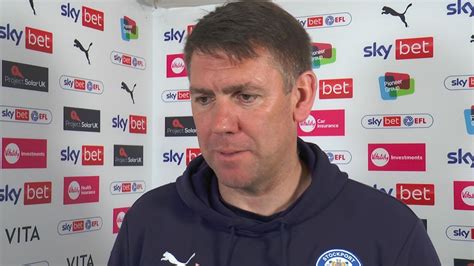 Dave Challinor Post Match Interview Hartlepool United Youtube