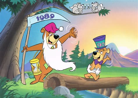 Hanna Barbera Studio Calendar 1990 New Years With Yogi Flickr