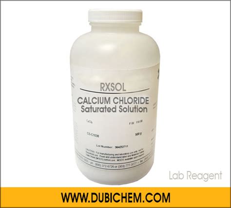 Calcium Chloride, Saturated Solution | DUBI CHEM