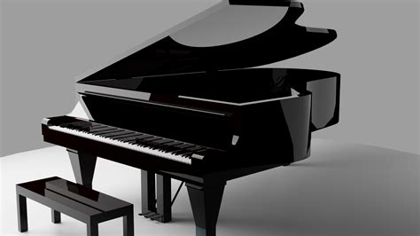 High Poly Piano 3d Model Turbosquid 2049904