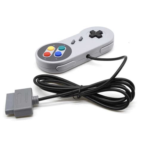 Gamepad 16 Bit Controller Av Cable Para Sa Super Nintendo Snes System