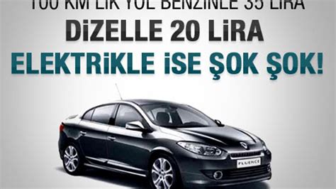 Elektrikli araçlarla 100 KM 2 lira olacak