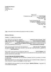 Demande De Prolongation De Contrat De Travail