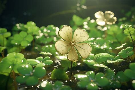 Explore the Symbolism of Clover in Different Stock Photo - Image of ...