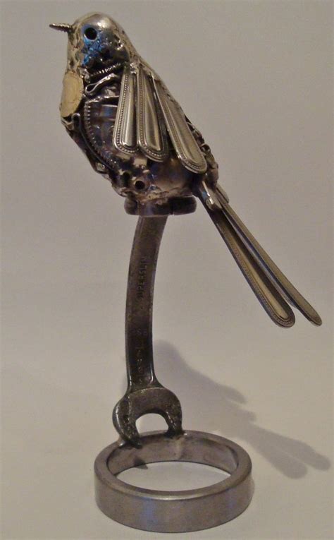 Bird In Everything: Metal Bird Sculpture