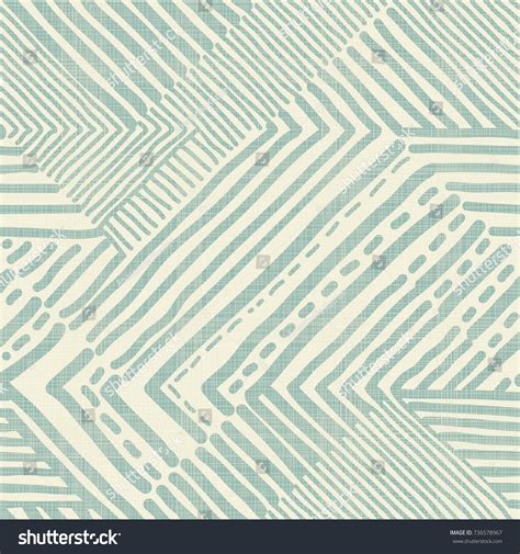 Seamless Hand Drawn Stripe Pattern On Stock Vector Royalty Free