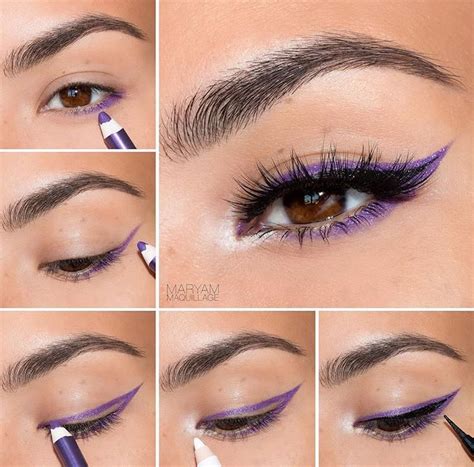 17 Best ideas about Purple Eyeliner on Pinterest | Gold eye makeup ...