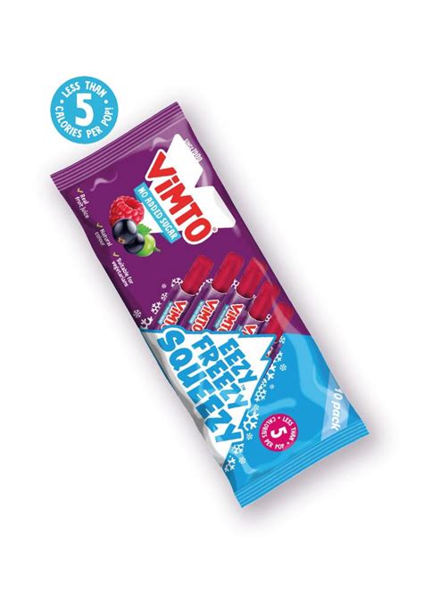 Vimto Squeezy Ice Pops Pack Of 10 The Better Buy