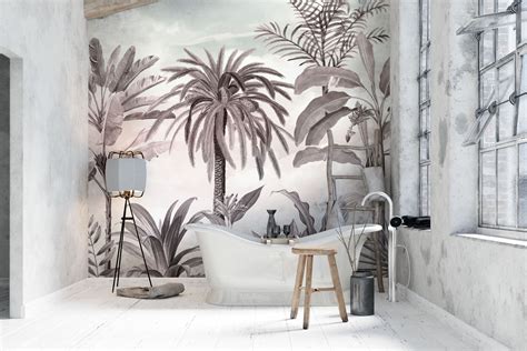 Humid Jungle Wall Murals Déco Wallpaper