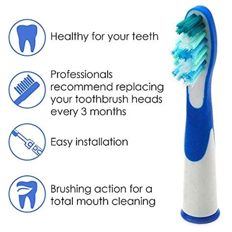 Replacement Toothbrush Heads for Oral B Sonic Complete Brush Heads ...