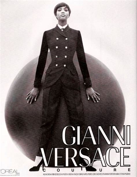 Naomi Campbell By Herb Ritts For Gianni Versace F W 1990