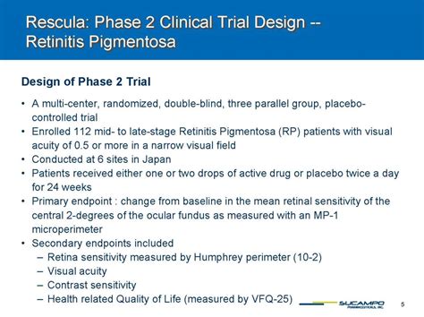 Rescula Phase 2 Clinical