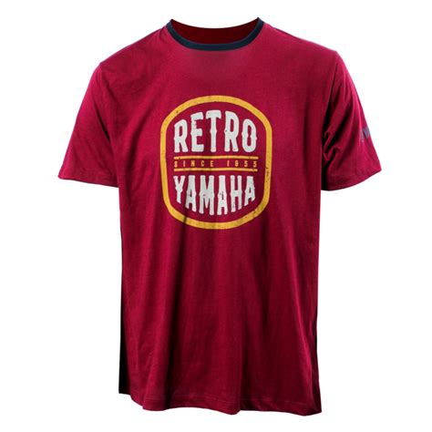 CAMISETA YAMAHA ADV RETRO VINOTINTO MASCULINA Yamaha Sports