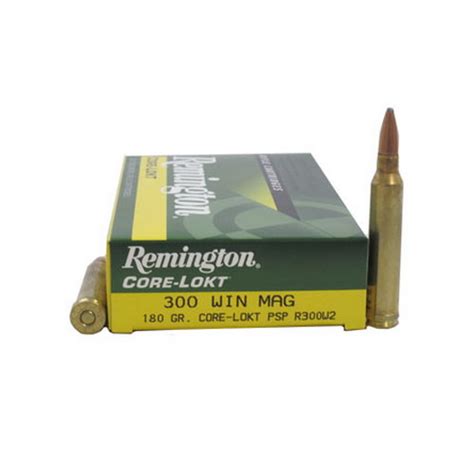 Remington 300winmag 180gr Psp Core Lokt 20