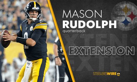 Steelers Working On 1 Year Contract Extension For Qb Mason Rudolph