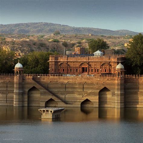 Balsamand Lake Palace Jodhpur Rajasthan India Architecture