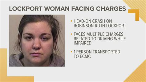 Lockport Woman Charged With Leandras Law Dwi After Crash