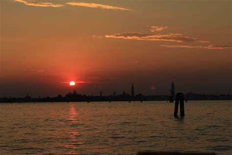 Sunset over Venice Italy. | Venice italy, Sunset, Italy