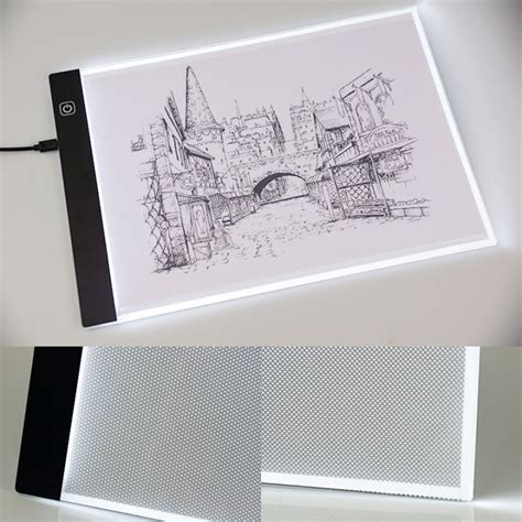 Led Drawing Tablet Digital Graphics Pad Usb Led Light Box Copy Board