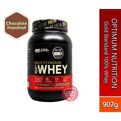 Optimum Nutrition Gold Standard 100 Whey Chocolate Hazelnut Flavour 907g 29 Servings Protein