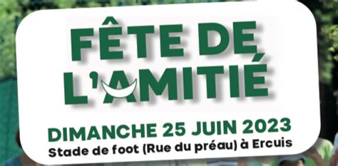 Fête de lamitié Commune de Ercuis