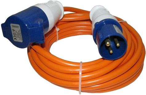 10m Caravan Mains Hook Up Cable Extension Lead 1 5 Mm Amazon Co Uk