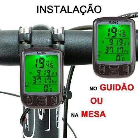 Ciclo Computador Veloc Metro Para Bicicleta Bike Sd A Sunding