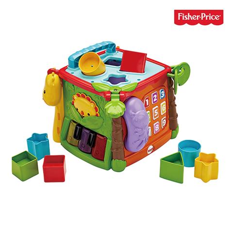 費雪 Fisherprice 可愛動物積木盒 米菲寶貝 蝦皮購物