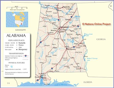 Map, Alabama, Sweet home alabama